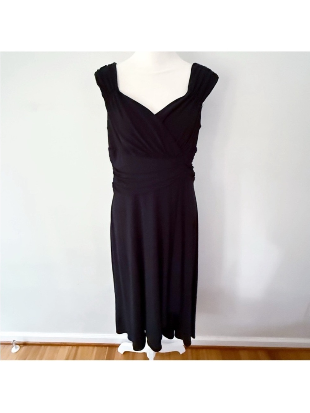 Vintage Women Y2K Babydoll Asymmetrical Dress Sz 8 Evening Party Dark Event